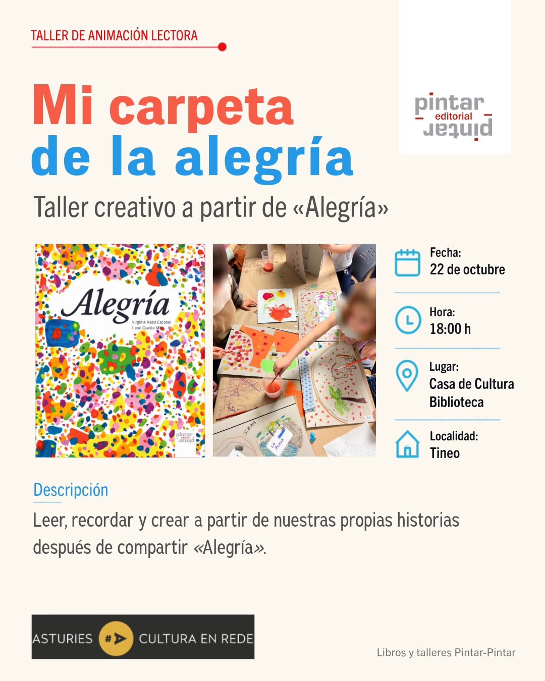 Cartel de Mi carpeta de la "Alegría"