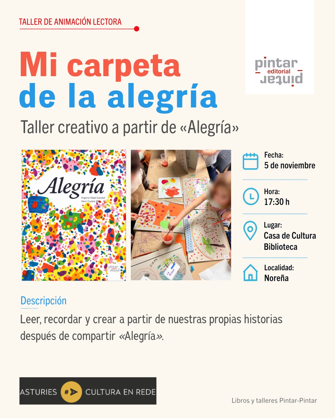 Cartel de Mi carpeta de la "Alegría"